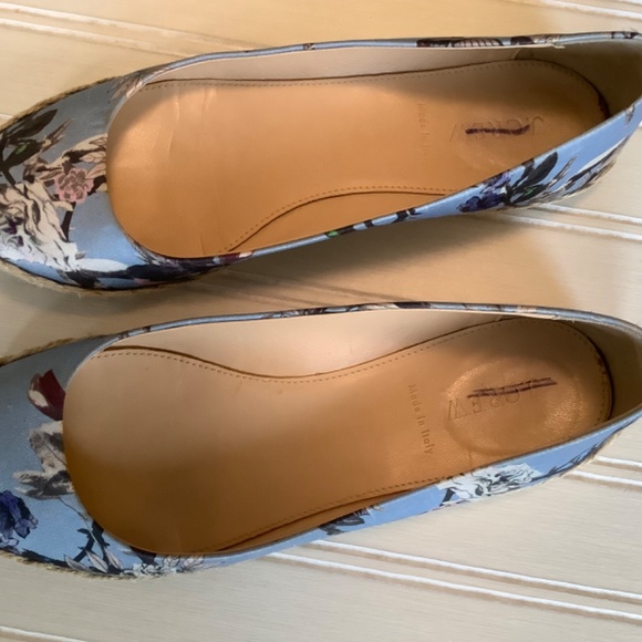 J. Crew floral silk espadrilles size 9 - Picture 2 of 4